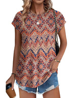 Necie | Chic Printed Blouse