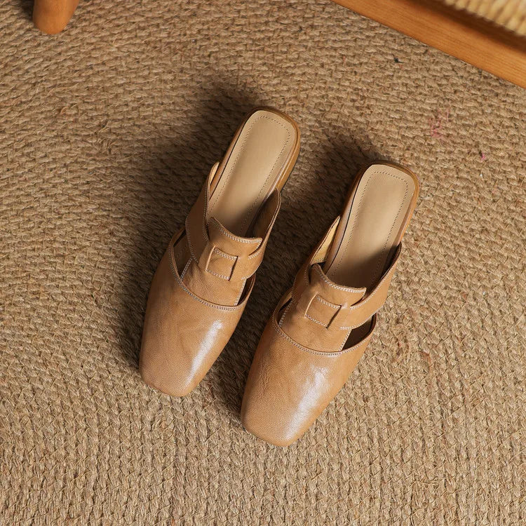 Andie Genuine Leather Mules