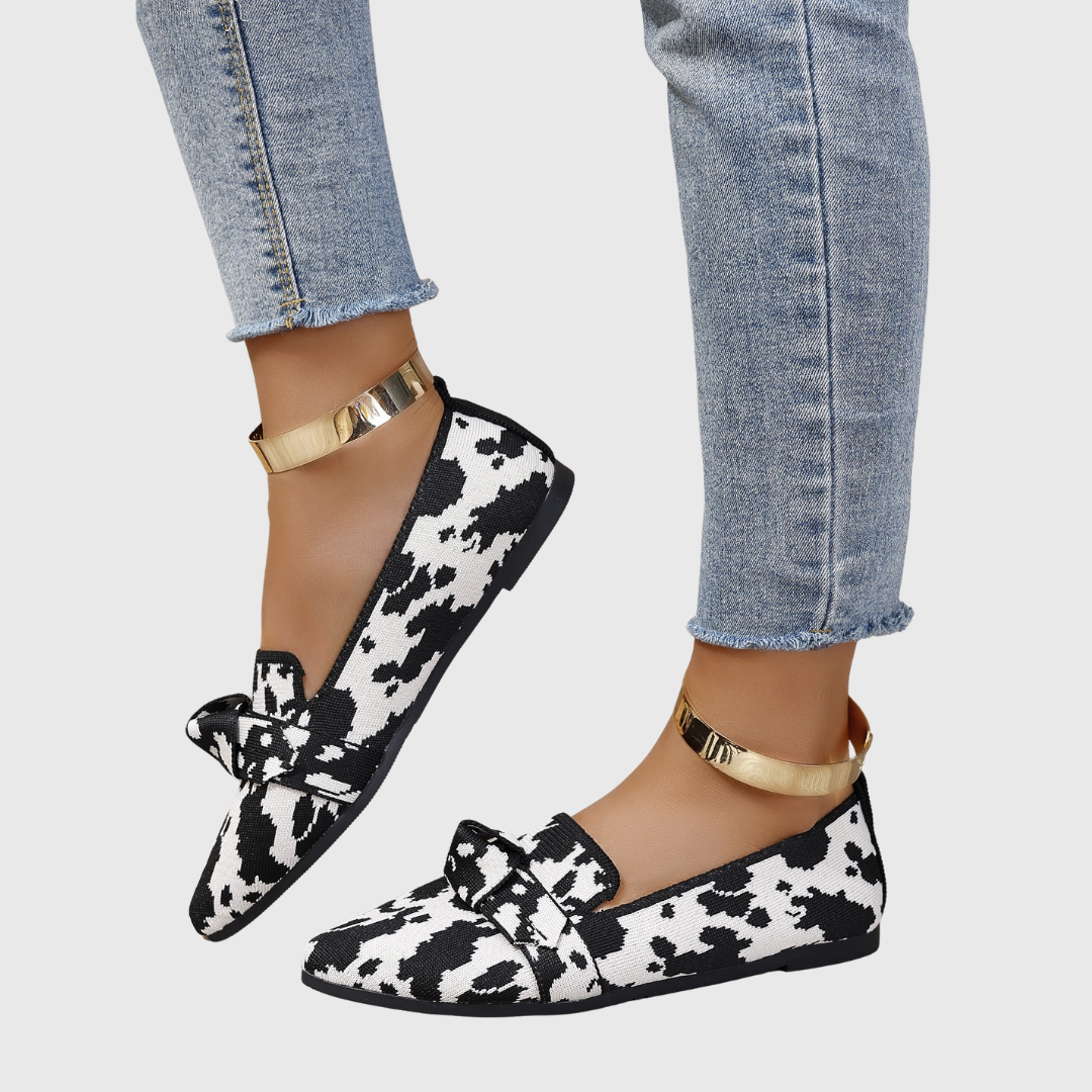 Mabel | Dalmatian Comfort Loafers