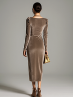 Hayden Sylvana | Elegant Midi Dress