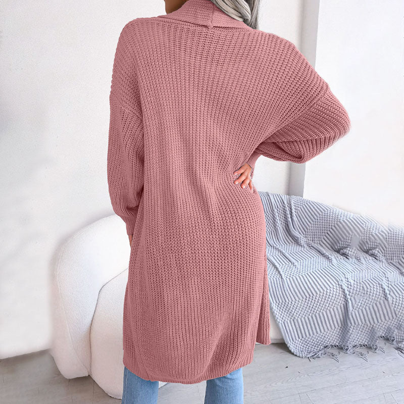 Casual Solid Colour Cardigan
