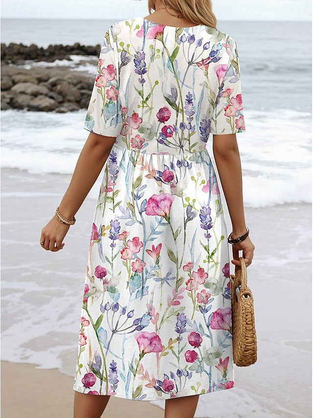 Carlyn | Floral Breezy Midi